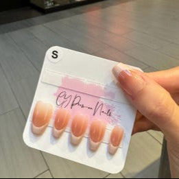 Pink French Tips Short Coffin